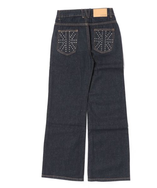 LAMPOON(ランプーン)の「スイッチングウエストデニムパンツ(デニムパンツ・レディース・ネイビー・SMALL/MEDIUM/LARGE)」の10枚目の写真