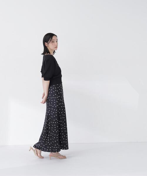 NATURAL BEAUTY BASIC（ナチュラルビューティーベーシック）の「【追加生産】〈UVカット・マシンウォッシャブル・接触冷感〉ドルマンボレロカーディガン（カーディガン/ボレロ・レディース・ブラック/オフホワイト/ネイビー・ﾌﾘ-）」の7枚目の写真