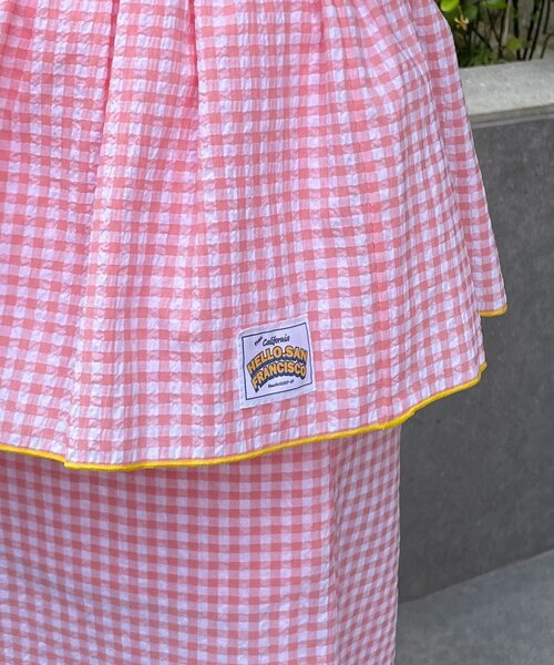 HELLO.SANFRANCISCO(ハローサンフランシスコ)の「【HELLO.SANFRANCISCO/ハローサンフランシスコ】レイヤードスカート付フリルパンツ(その他パンツ・レディース・ピンク/サックスブルー・MEDIUM/SMALL)」の21枚目の写真