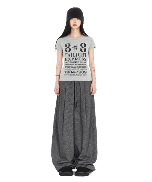 IDWS（アイドンワナセル）の「[W]Novichi T-Shirt Gray（Tシャツ/カットソー・レディース・その他・OS）」の8枚目の写真
