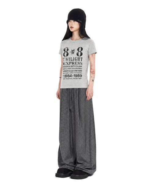 IDWS（アイドンワナセル）の「[W]Novichi T-Shirt Gray（Tシャツ/カットソー・レディース・その他・OS）」の10枚目の写真