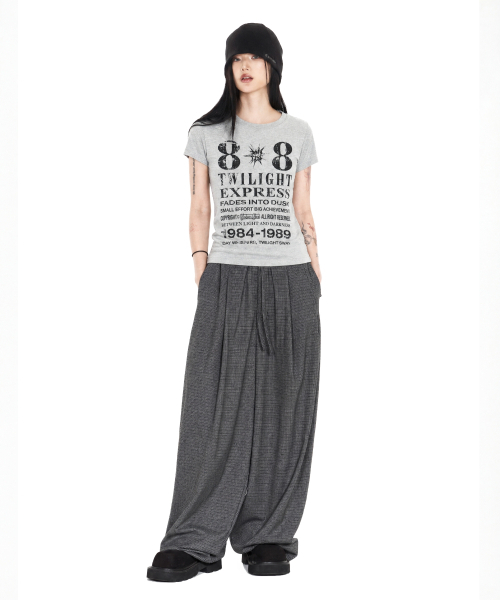 IDWS（アイドンワナセル）の「[W]Novichi T-Shirt Gray（Tシャツ/カットソー・レディース・その他・OS）」の14枚目の写真