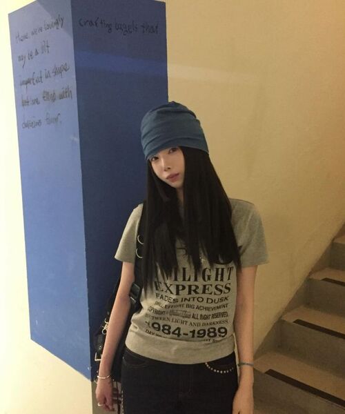 IDWS（アイドンワナセル）の「[W]Novichi T-Shirt Gray（Tシャツ/カットソー・レディース・その他・OS）」の17枚目の写真