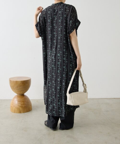 ear PAPILLONNER(イアパピヨネ)の「フロントボタン柄ワンピース2【SUM1 STYLE】(ワンピース・レディース・ブラック/ネイビー/レッド・FREE)」の13枚目の写真