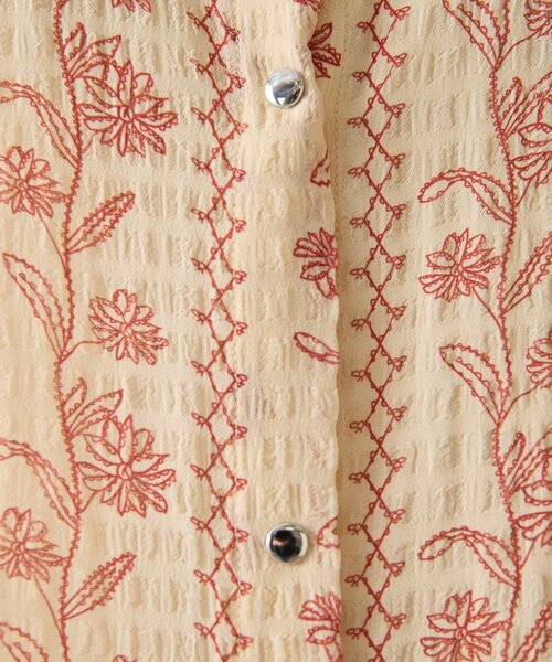 ear PAPILLONNER(イアパピヨネ)の「フロントボタン柄ワンピース2【SUM1 STYLE】(ワンピース・レディース・ブラック/ネイビー/レッド・FREE)」の9枚目の写真