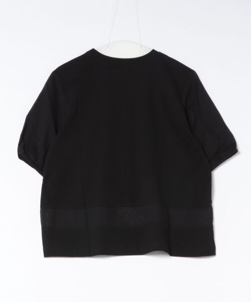 SUPER HAKKA（スーパーハッカ）の「ローン×天竺スズランとテマリバナ刺繍カットソー（Tシャツ/カットソー・レディース・グリーン/ブラック/ブルー・FREE）」の4枚目の写真