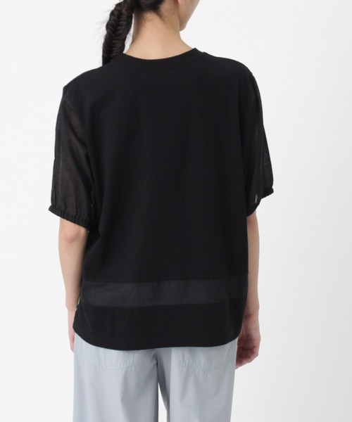 SUPER HAKKA（スーパーハッカ）の「ローン×天竺スズランとテマリバナ刺繍カットソー（Tシャツ/カットソー・レディース・グリーン/ブラック/ブルー・FREE）」の9枚目の写真
