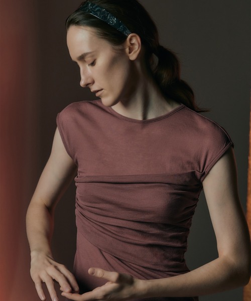 IRIS47(イリスフォーセブン)の「【IRIS 47】aura tops/オーラ トップス dress35(タンクトップ・レディース・ピンク/ブラック・FREE)」の1枚目の写真