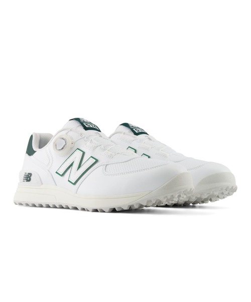 NEW BALANCE(ニューバランス)の「【GOLF】574 v4 SL Boa(R)(その他シューズ・メンズ・ホワイト×グリーン/ブラック/グレー/ホワイト×ブラック・23.0cm/22.5cm/27.5cm/27.0cm/26.5cm/28.0cm/26.0cm/25.5cm/29.0cm/28.5cm/25.0cm/24.5cm/24.0cm/23.5cm)」の5枚目の写真