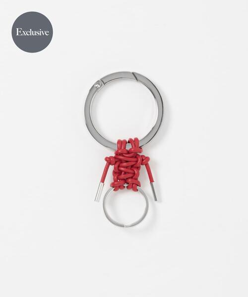 ITTI(イッチ)の「『一部別注カラー』ITTI CRISTY KNOTMAN RING(キーホルダー・メンズ・ブルー/レッド・ONE)」の1枚目の写真