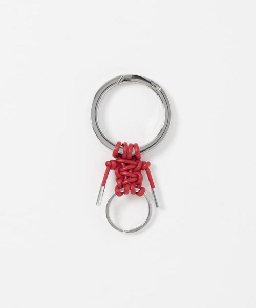 ITTI(イッチ)の「『一部別注カラー』ITTI CRISTY KNOTMAN RING(キーホルダー・メンズ・ブルー/レッド・ONE)」の4枚目の写真