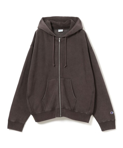 Champion（チャンピオン）の「【別注】Champion / リバースウィーブ（R）フルジップ パーカー（パーカー・メンズ・ブラウン/スミクロ・X-LARGE/LARGE/MEDIUM/SMALL）」の2枚目の写真