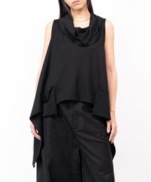 Ruze（ルゼ）の「Drape hem volume neck pullover vest/ドレープヘムボリュームネックプルオーバーベスト（ベスト）」