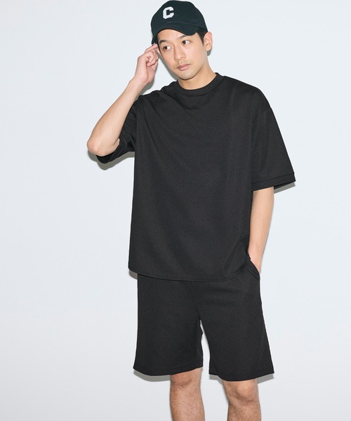 coca(coca)(コカ)の「ライトエンボスラウンド半袖Tシャツ(Tシャツ/カットソー・メンズ・ライトグレー/ブラック・L/XL/M)」の12枚目の写真