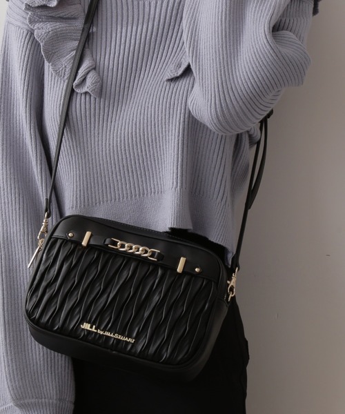 レディース JILL by Jill Stuart ブラックショルダーバッグ