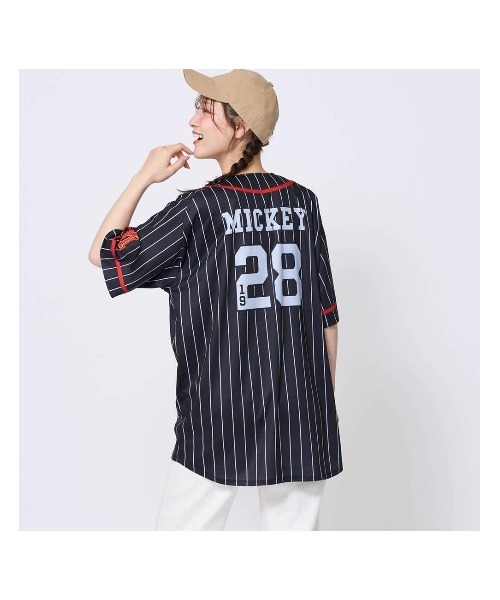 Disney(ディズニー)の「ベースボールシャツ (選べるキャラクター)(シャツ/ブラウス・レディース・ブラック/ブルー/ホワイト・M-L)」の8枚目の写真