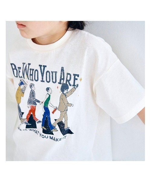 LYKKE(リッケ)の「プリント半袖Tシャツ(Tシャツ/カットソー・キッズ・ブラウン/ブルー/ブラック/アイボリー・120/130/110/100/150/90/140)」の9枚目の写真