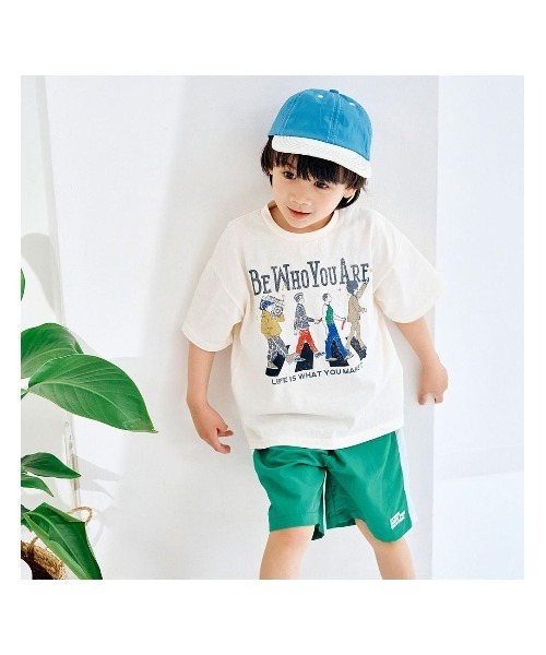 LYKKE(リッケ)の「プリント半袖Tシャツ(Tシャツ/カットソー・キッズ・ブラウン/ブルー/ブラック/アイボリー・120/130/110/100/150/90/140)」の13枚目の写真