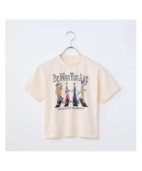 LYKKE(リッケ)の「プリント半袖Tシャツ(Tシャツ/カットソー・キッズ・ブラウン/ブルー/ブラック/アイボリー・120/130/110/100/150/90/140)」の8枚目の写真