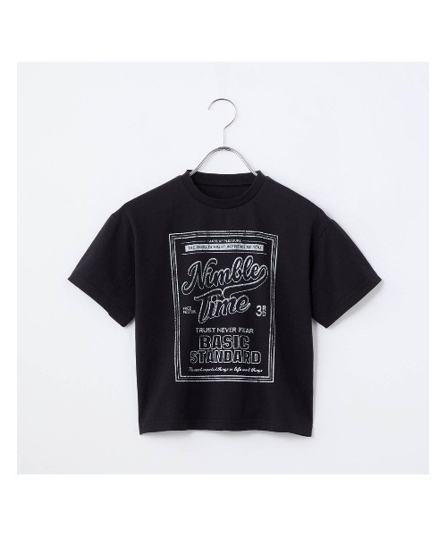 LYKKE(リッケ)の「プリント半袖Tシャツ(Tシャツ/カットソー・キッズ・ブラウン/ブルー/ブラック/アイボリー・120/130/110/100/150/90/140)」の16枚目の写真