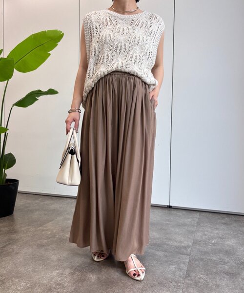 Jena espace merveilleux(ジェナ エスパスメルヴェイユ)の「イージースカーチョ(その他パンツ・レディース・ブラック/ベージュ/ネイビー・FREE)」の14枚目の写真