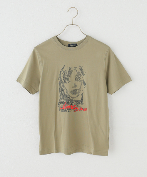 DIME（ダイム）の「【Dime/ダイム】ABSTRACT T-SHIRT（Tシャツ/カットソー・レディース・ラベンダー/ブラック/オリーブ・XX-SMALL）」の2枚目の写真
