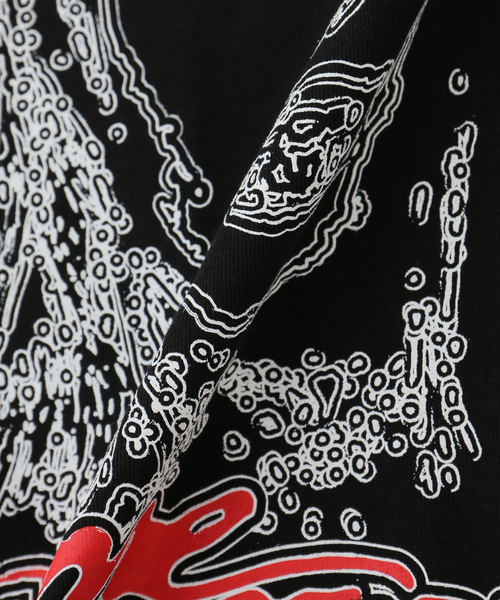 DIME（ダイム）の「【Dime/ダイム】ABSTRACT T-SHIRT（Tシャツ/カットソー・レディース・ラベンダー/ブラック/オリーブ・XX-SMALL）」の4枚目の写真