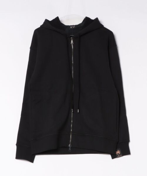 Import & Select(インポートアンドセレクト)の「【N゜21 numero ventuno】 ZIP UP HOODIE ジップアップパーカー(パーカー・メンズ・ホワイト/ブラック・1/2)」の2枚目の写真