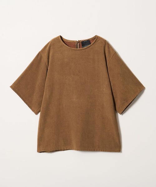 conte(コンテ)の「<conte>スエードライク プルオーバーブラウス(シャツ/ブラウス・レディース・ホワイト/ダークブラウン・FREE)」の11枚目の写真