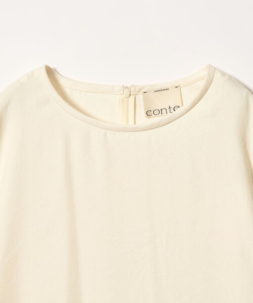 conte(コンテ)の「<conte>スエードライク プルオーバーブラウス(シャツ/ブラウス・レディース・ホワイト/ダークブラウン・FREE)」の21枚目の写真