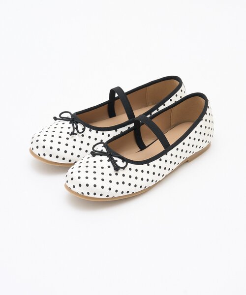 CIAOPANIC(チャオパニック)の「ドットリボンパンプス(パンプス・レディース・ホワイト/ブラック・SMALL/MEDIUM/LARGE)」の3枚目の写真