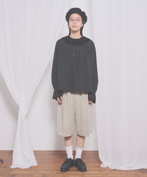 fig London(フィグロンドン)の「Kitty lace blouse(シャツ/ブラウス・レディース・ホワイト/その他/ブラック・FREE)」の10枚目の写真