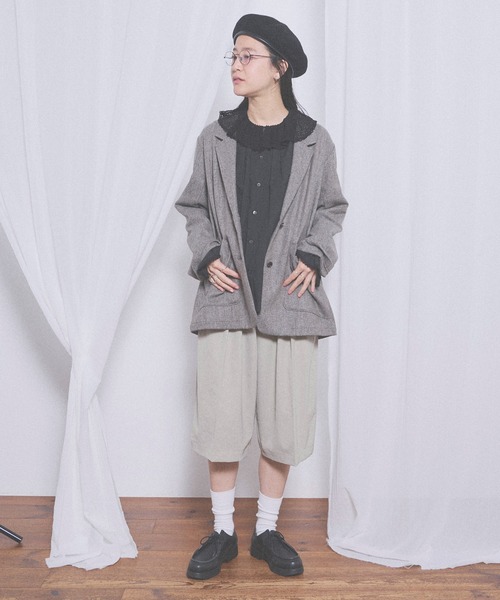 fig London(フィグロンドン)の「Kitty lace blouse(シャツ/ブラウス・レディース・ホワイト/その他/ブラック・FREE)」の18枚目の写真