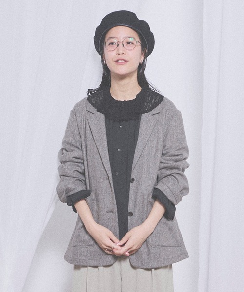 fig London(フィグロンドン)の「Kitty lace blouse(シャツ/ブラウス・レディース・ホワイト/その他/ブラック・FREE)」の20枚目の写真