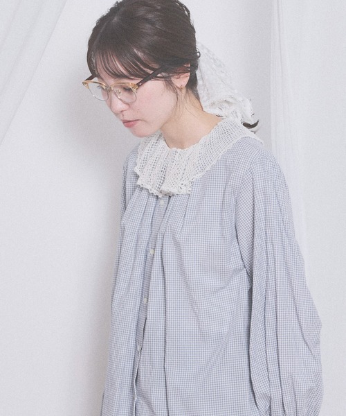 fig London(フィグロンドン)の「Kitty lace blouse(シャツ/ブラウス・レディース・ホワイト/その他/ブラック・FREE)」の16枚目の写真
