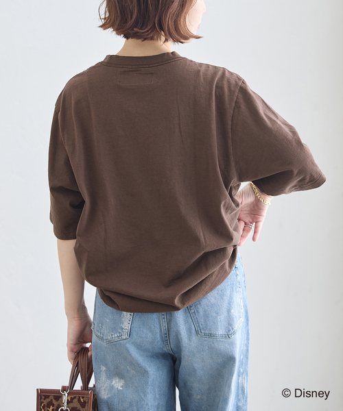 JANE SMITH / JOHN SMITH(ジェーンスミスジョンスミス)の「JANE SMITH/ジェーンスミス / MICKEY&MINNIE FACE S/S Tシャツ(Tシャツ/カットソー・レディース・ホワイト/ブラウン/ネイビー・SMALL)」の14枚目の写真