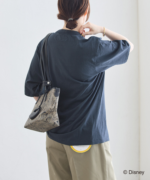JANE SMITH / JOHN SMITH(ジェーンスミスジョンスミス)の「JANE SMITH/ジェーンスミス / MICKEY&MINNIE FACE S/S Tシャツ(Tシャツ/カットソー・レディース・ホワイト/ブラウン/ネイビー・SMALL)」の19枚目の写真
