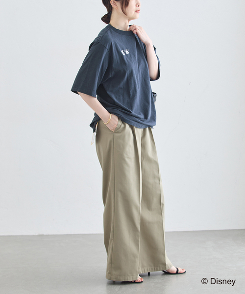 JANE SMITH / JOHN SMITH(ジェーンスミスジョンスミス)の「JANE SMITH/ジェーンスミス / MICKEY&MINNIE FACE S/S Tシャツ(Tシャツ/カットソー・レディース・ホワイト/ブラウン/ネイビー・SMALL)」の21枚目の写真