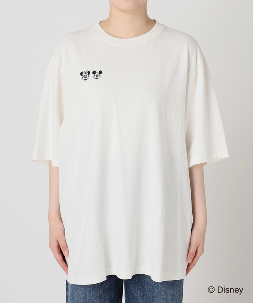 JANE SMITH / JOHN SMITH(ジェーンスミスジョンスミス)の「JANE SMITH/ジェーンスミス / MICKEY&MINNIE FACE S/S Tシャツ(Tシャツ/カットソー・レディース・ホワイト/ブラウン/ネイビー・SMALL)」の22枚目の写真