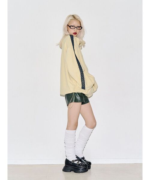 jouetie(ジュエティ)の「ダブルボタンフェイクレザーショートパンツ(その他パンツ・レディース・カーキ/ボルドー/ブラック・FREE)」の17枚目の写真