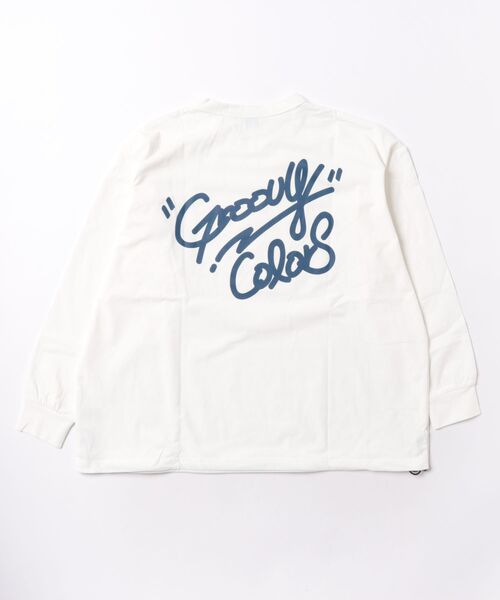 GROOVY COLORS(グルービーカラーズ)の「PTT Jersey Drawstring L/S Tee(Tシャツ/カットソー・キッズ・ホワイト・145cm/135cm)」の2枚目の写真