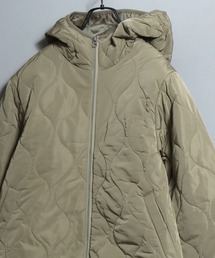 Women’s Kapok-Blend Thermal Padded Hoodie/レディース 吸湿発熱 カポック混中綿 キルティングフードジャケット パーカー フードブルゾン フーディー アウター 秋冬