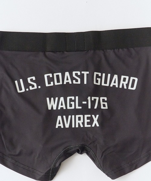 AVIREX(アヴィレックス)の「AVIREX/アビレックス AX USCG BOXER SHORTS ミリタリー ブランドロゴボクサーパンツ ワーク系 アンダーウェア メンズ 物 秋服 2026年秋冬(ボクサーパンツ・メンズ・ブラック/カーキ・XL/L/M)」の10枚目の写真
