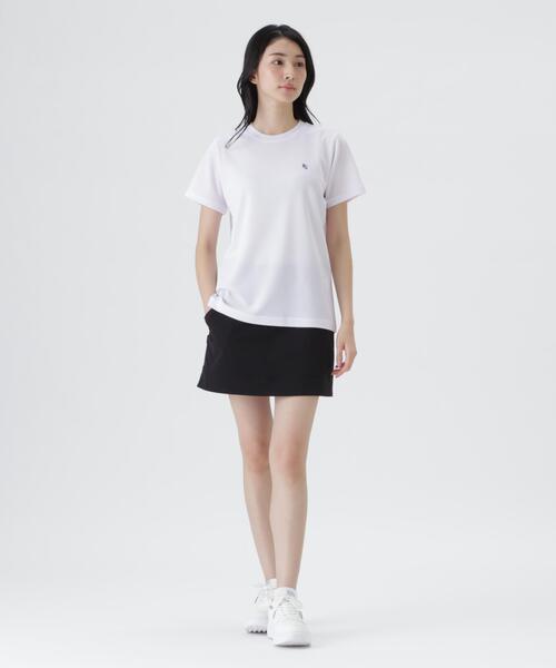 PEARLY GATES（パーリーゲイツ）の「【PEARLY GATES】【一部店舗&公式オンライン限定】PG is PG 二重組織Ny/PPストレッチドビー5ポケットスカート（スカート・レディース・ブラック・SMALL/LARGE/MEDIUM）」の4枚目の写真
