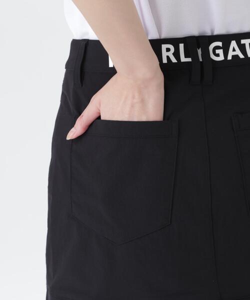 PEARLY GATES（パーリーゲイツ）の「【PEARLY GATES】【一部店舗&公式オンライン限定】PG is PG 二重組織Ny/PPストレッチドビー5ポケットスカート（スカート・レディース・ブラック・SMALL/LARGE/MEDIUM）」の11枚目の写真