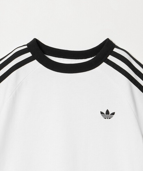 adidas Originals(アディダスオリジナルス)の「【WEB限定】<adidas Originals>スリーストライプ Tシャツ / キッズ 130cm-160cm(Tシャツ/カットソー・キッズ・オフホワイト/ブラック・150cm/140cm/130cm/160cm)」の8枚目の写真