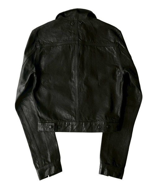 ROYAL FLASH(ロイヤルフラッシュ)の「NO MASS PROD./ノー マス プロッド/017GLM WAXED DENIM JACKET(デニムジャケット・メンズ・ブラック・SMALL/X-SMALL/LARGE/MEDIUM)」の3枚目の写真