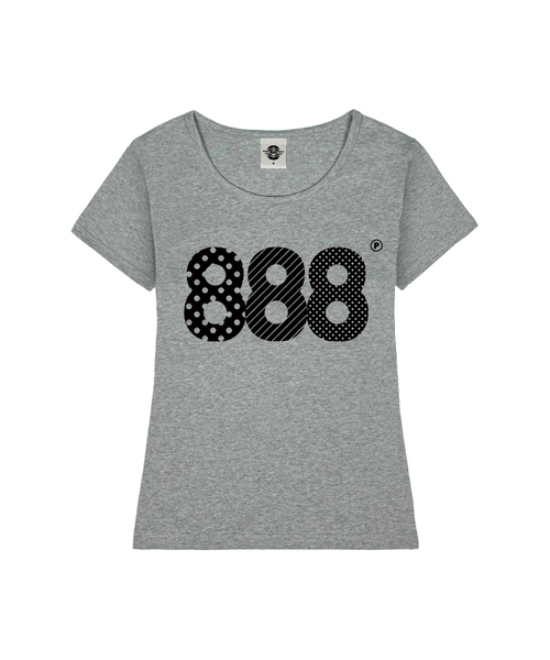 PRIMATE(プライメイト)の「ASPECT NUMBER.888 レディース Uネック スリムフィット 半袖Tシャツ 6 COLORS(Tシャツ/カットソー・レディース・ミント/ブラック/ネイビー/ホワイト/ミックスグレー/ピンク・SMALL/MEDIUM)」の3枚目の写真