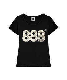 ASPECT NUMBER.888 レディース Uネック スリムフィット 半袖Tシャツ 6 COLORS