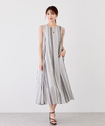 Jayro（ジャイロ）の「綿ボイル2WAYエアリーフレアワンピース（ワンピース）」